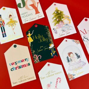 Christmas Tags Full Print