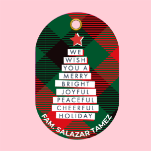 XMAS TAGS FULL PRINT