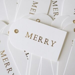 XMAS TAGS FOIL